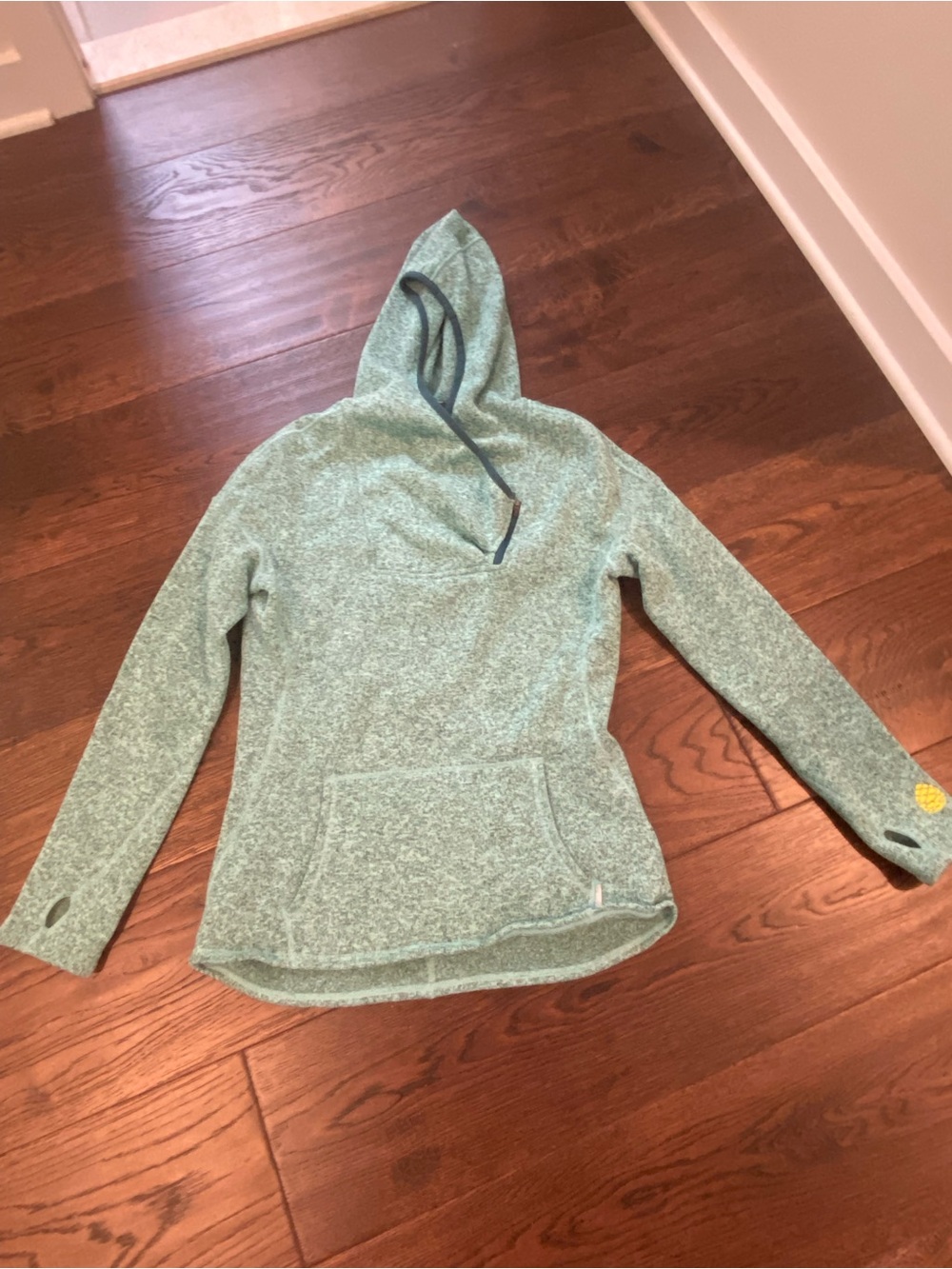 Stio Women's Mint Green Hooded Sweetwater Fleece